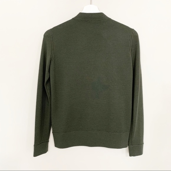 Vince Suede & Wool Zip Front Jacket Outerwear - Picture 4 of 7